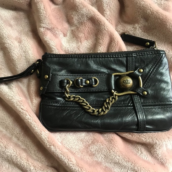 Juicy Couture Leather Wristlet/Clutch/Wallet - Picture 3 of 8